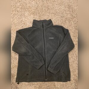 Women's Gray 2x Columbia Full-zip Fleece Jacket